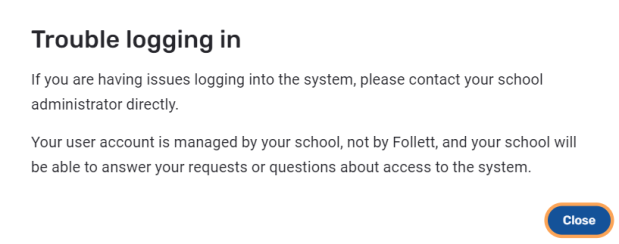 Trouble logging in pop-up without options